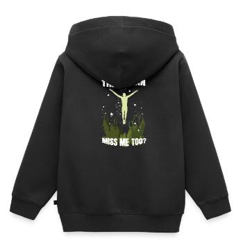 océan - Sweat Premium à capuche enfant bio - noir - Dos - AI Model Kid Male (0cm)