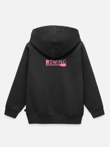 Aviron aviron aviron - Sweat Premium à capuche enfant bio - noir