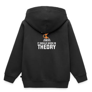 Computer Scientist Science - Kids Premium Organic Hoodie - black - Back - AI Model Kid Male (0cm)