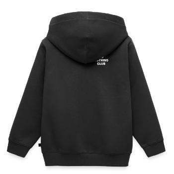 ne rien faire club - Sweat Premium à capuche enfant bio - noir - Dos - AI Model Kid Male (0cm)