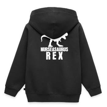 Krankenschwester - Kinder Premium Organic Hoodie - Schwarz - Hinten - AI Model Kid Male (0cm)