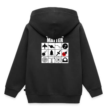 Science Technologie - Sweat Premium à capuche enfant bio - noir - Dos - AI Model Kid Male (0cm)