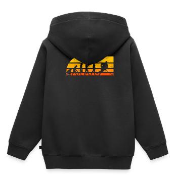 Hockey Development - Kids Premium Organic Hoodie - black - Back - AI Model Kid Male (0cm)