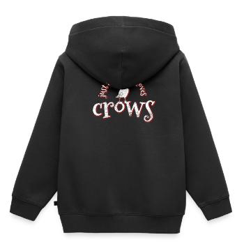 Crow crow crow - Kids Premium Organic Hoodie - black - Back - AI Model Kid Male (0cm)