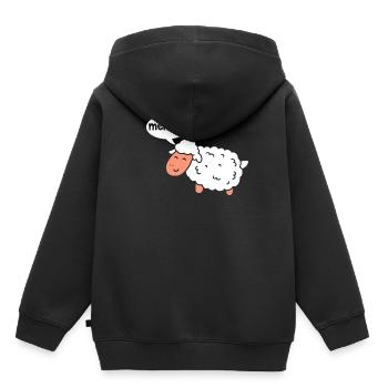 Sheep sheep sheep - Kids Premium Organic Hoodie - black - Back - AI Model Kid Male (0cm)