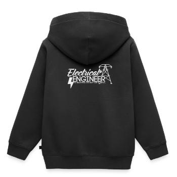 Electrical engineer - Kids Premium Organic Hoodie - black - Back - AI Model Kid Male (0cm)