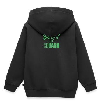Team Squash Player Squash Squash Squash Game - Kids Premium Organic Hoodie - black - Back - AI Model Kid Male (0cm)