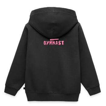 Gymnast Gymnast Gymnastics Gymnastics Gymnastics - Kids Premium Organic Hoodie - black - Back - AI Model Kid Male (0cm)