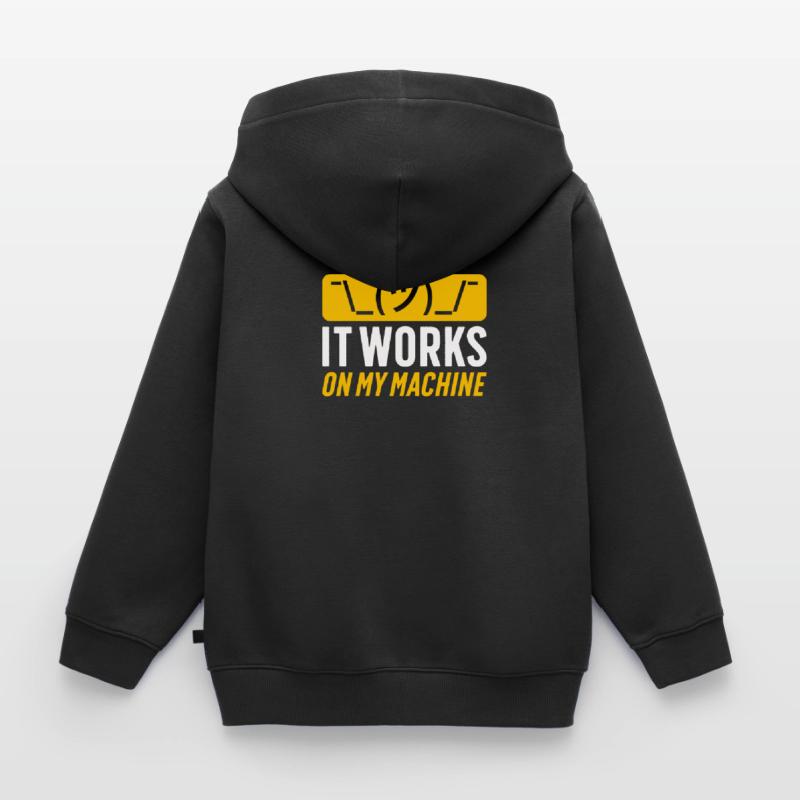 Ascii Coder CSS HTML Nerd Geek Programmer Kids Premium Organic Hoodie