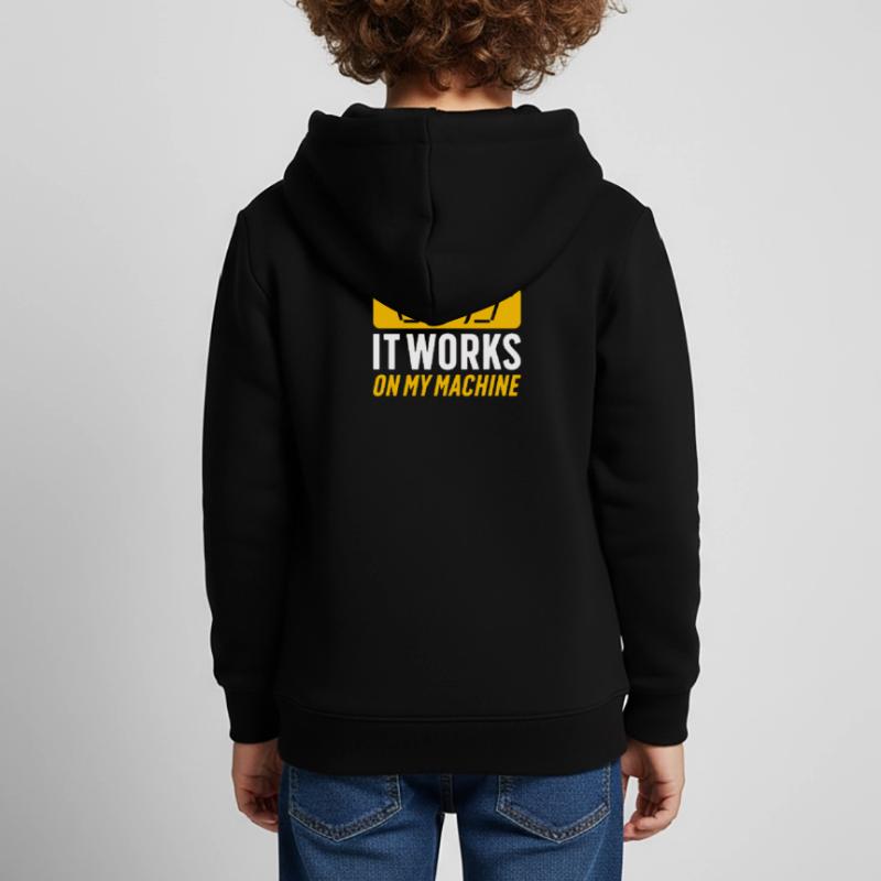 Ascii Coder CSS HTML Nerd Geek Programmierer Kinder Premium Organic Hoodie