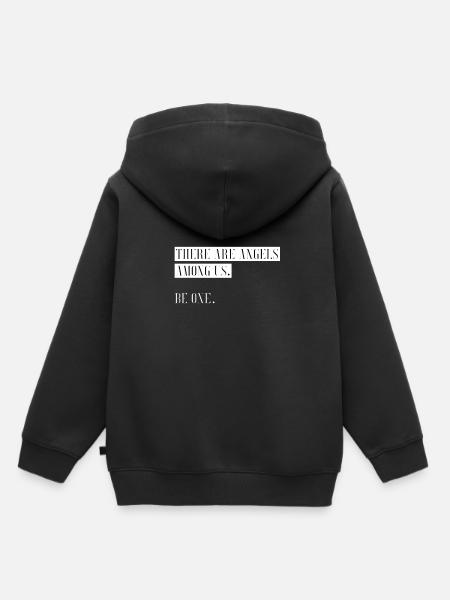 Engel - Kinder Premium Organic Hoodie - Schwarz