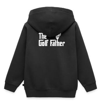 Golfen Golfer Golf Vater Lustig Geschenk - Kinder Premium Organic Hoodie - Schwarz - Hinten - AI Model Kid Male (0cm)