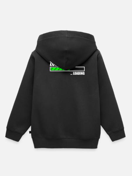Zoologist Loading Bar - Kinder Premium Organic Hoodie - Schwarz