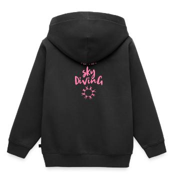 Skydive - Kids Premium Organic Hoodie - black - Back - AI Model Kid Male (0cm)
