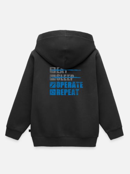 Chirurg - Kinder Premium Organic Hoodie - Schwarz