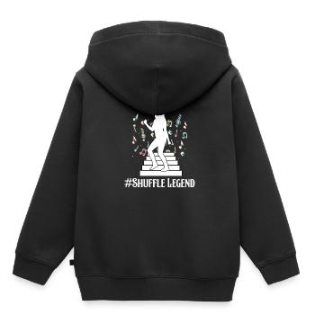 Shuffle Dance Legend Dance Queen Queen Gift - Sweat Premium à capuche enfant bio - noir - Dos - AI Model Kid Male (0cm)