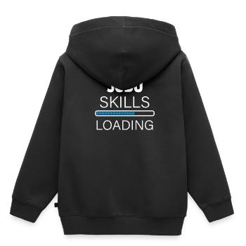 Judo Skills - Kinder Premium Organic Hoodie - Schwarz - Hinten - AI Model Kid Male (0cm)