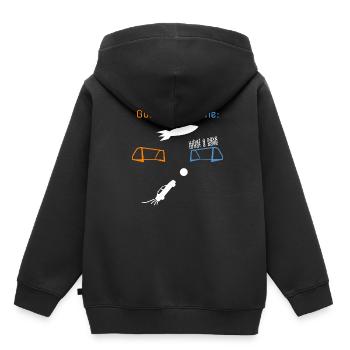 Guess the Game Rocket Gamer cadeau pour les geeks - Sweat Premium à capuche enfant bio - noir - Dos - AI Model Kid Male (0cm)