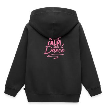 Danse - Sweat Premium à capuche enfant bio - noir - Dos - AI Model Kid Male (0cm)