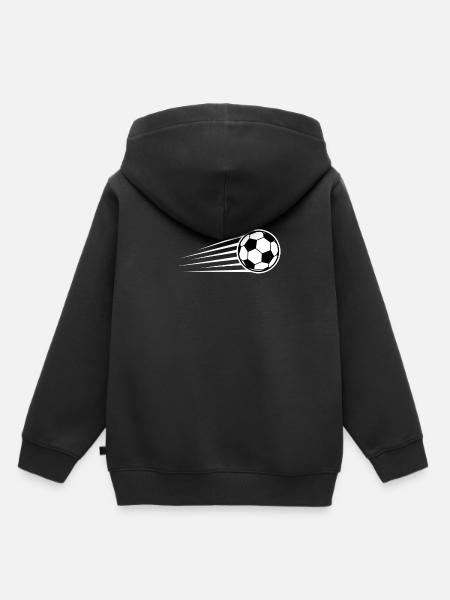 Football Gift Club Football Fan Kids Ball - Kids Premium Organic Hoodie - black