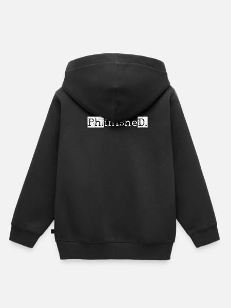 Doktorand - Kinder Premium Organic Hoodie - Schwarz