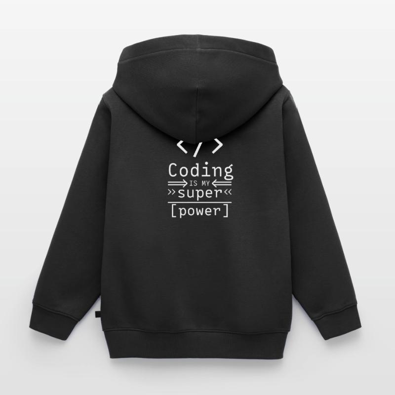 Software Coding Hacker Programming Programmer Kids Premium Organic Hoodie