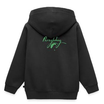 Paragliding Paragliding Paragliding Paragliding - Kids Premium Organic Hoodie - black - Back - AI Model Kid Male (0cm)
