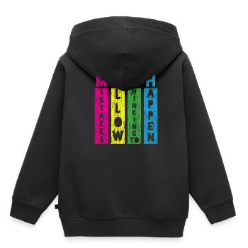 Mathelehrer Design - Kinder Premium Organic Hoodie - Schwarz - Hinten - AI Model Kid Male (0cm)