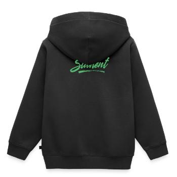 StudyIng Student Student University Studies - Kids Premium Organic Hoodie - black - Back - AI Model Kid Male (0cm)