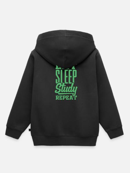 Studieren Studieren Studieren Studieren - Kinder Premium Organic Hoodie - Schwarz