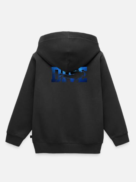Gerätetauchen - Kinder Premium Organic Hoodie - Schwarz