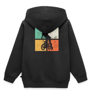 BMX BMX BMX - Kids Premium Organic Hoodie - black - Back - AI Model Kid Male (0cm)