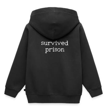 Released prisoners in prison - Kids Premium Organic Hoodie - black - Back - AI Model Kid Male (0cm)