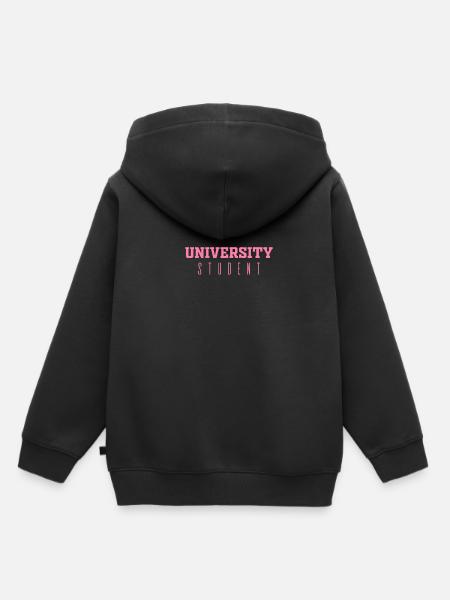 Studentin Studentin Studentin Studentin - Kinder Premium Organic Hoodie - Schwarz