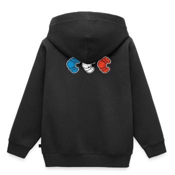 France baguette - Kids Premium Organic Hoodie - black - Back - AI Model Kid Male (0cm)