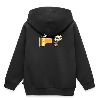 Photographer taking pictures camera movie SD card - Kids Premium Organic Hoodie - black - Back - AI Model Kid Male (0cm)