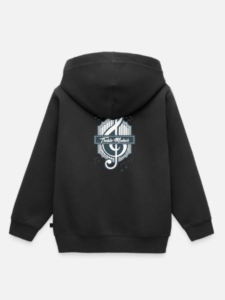 Music Clef Music Teacher Band Treble Maker - Kids Premium Organic Hoodie - black