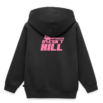 Motocrosser Motocross Motocrosser Motorcycle Biker - Kids Premium Organic Hoodie - black - Back - AI Model Kid Male (0cm)