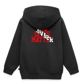 Diving Diving - Kids Premium Organic Hoodie - black - Back - AI Model Kid Male (0cm)