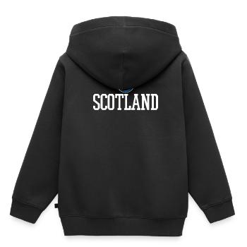 Schottland Scott - Kinder Premium Organic Hoodie - Schwarz - Hinten - AI Model Kid Male (0cm)