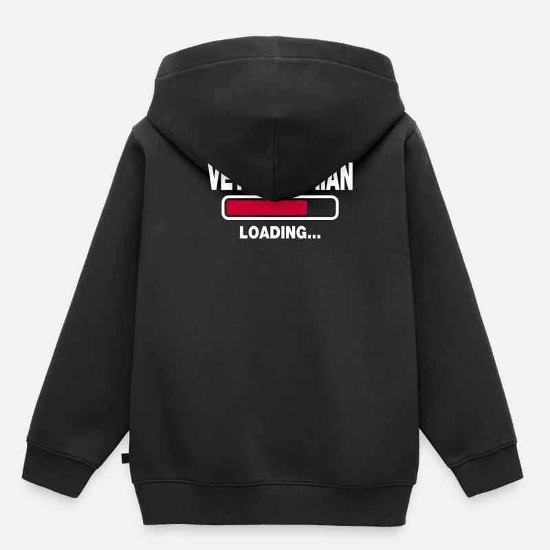 vétérinaire - Sweat Premium à capuche enfant bio - noir