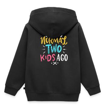 Mère mère - Sweat Premium à capuche enfant bio - noir - Dos - AI Model Kid Male (0cm)
