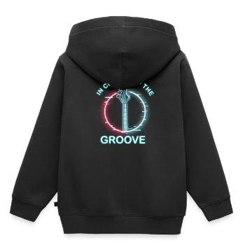 Bass guitar - Kids Premium Organic Hoodie - black - Back - AI Model Kid Male (0cm)