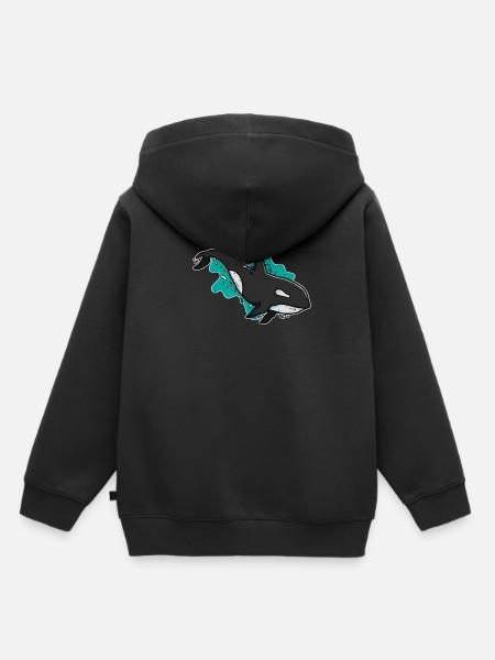 Killerwal Tierliebhaber - Kinder Premium Organic Hoodie - Schwarz
