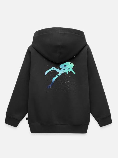 Tauchen Meeresbewohner - Kinder Premium Organic Hoodie - Schwarz