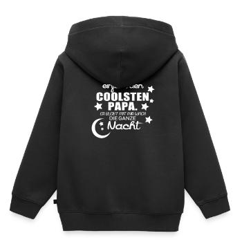Dad baby coolest dad - Kids Premium Organic Hoodie - black - Back - AI Model Kid Male (0cm)