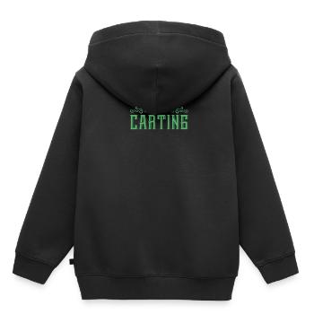 Gokart Kartfahrer Karts Kart fahren Go Kart - Kinder Premium Organic Hoodie - Schwarz - Hinten - AI Model Kid Male (0cm)
