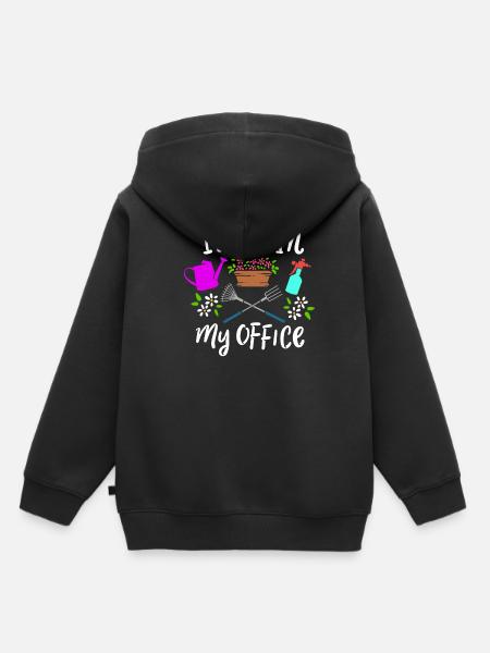 Gartenarbeit - Kinder Premium Organic Hoodie - Schwarz