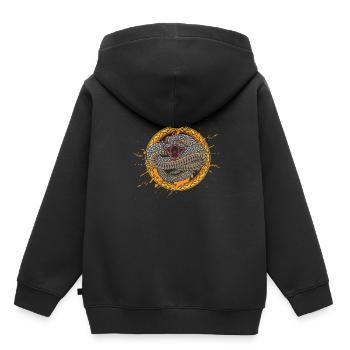 Serpent Cobra - Sweat Premium à capuche enfant bio - noir - Dos - AI Model Kid Male (0cm)