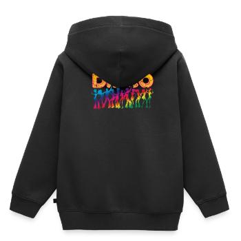 Disco - Kids Premium Organic Hoodie - black - Back - AI Model Kid Male (0cm)